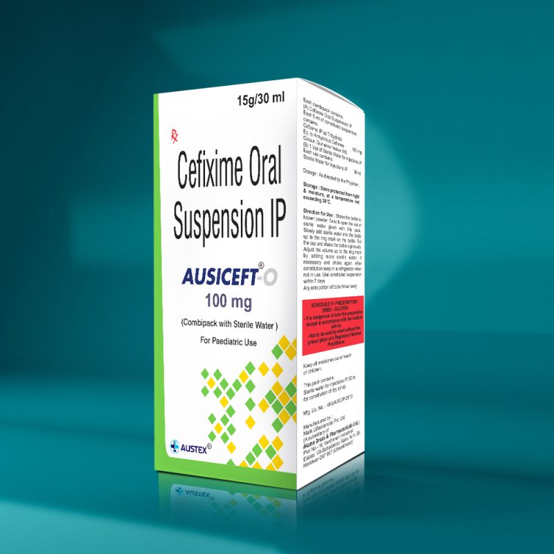 AUSICEFT 0 100 MG DRY SYRUP